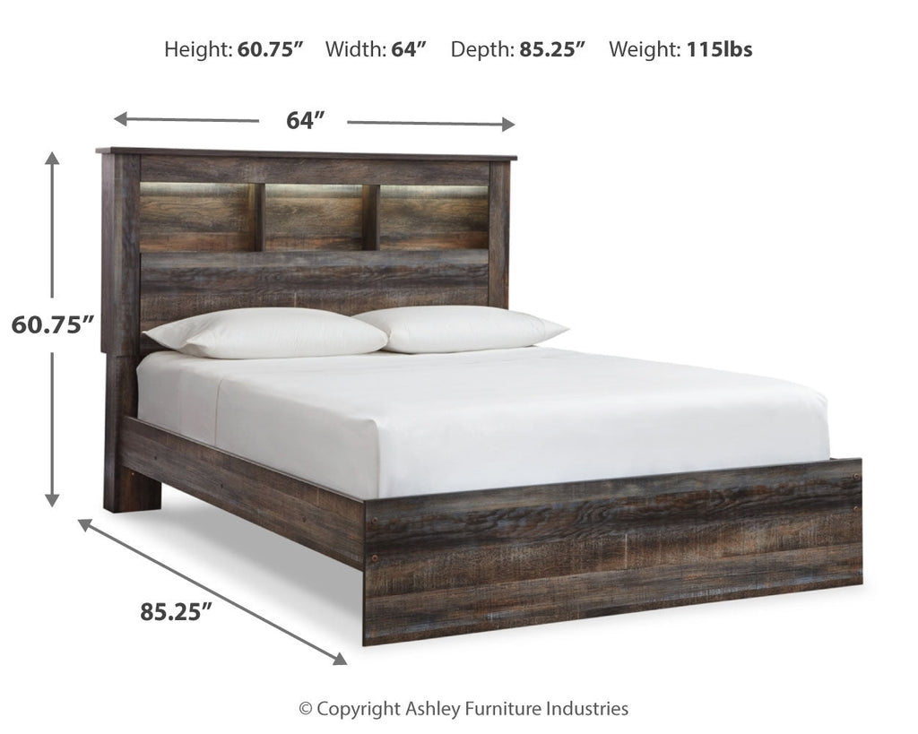 Drystan Multi Queen Bookcase Panel Bedroom Set