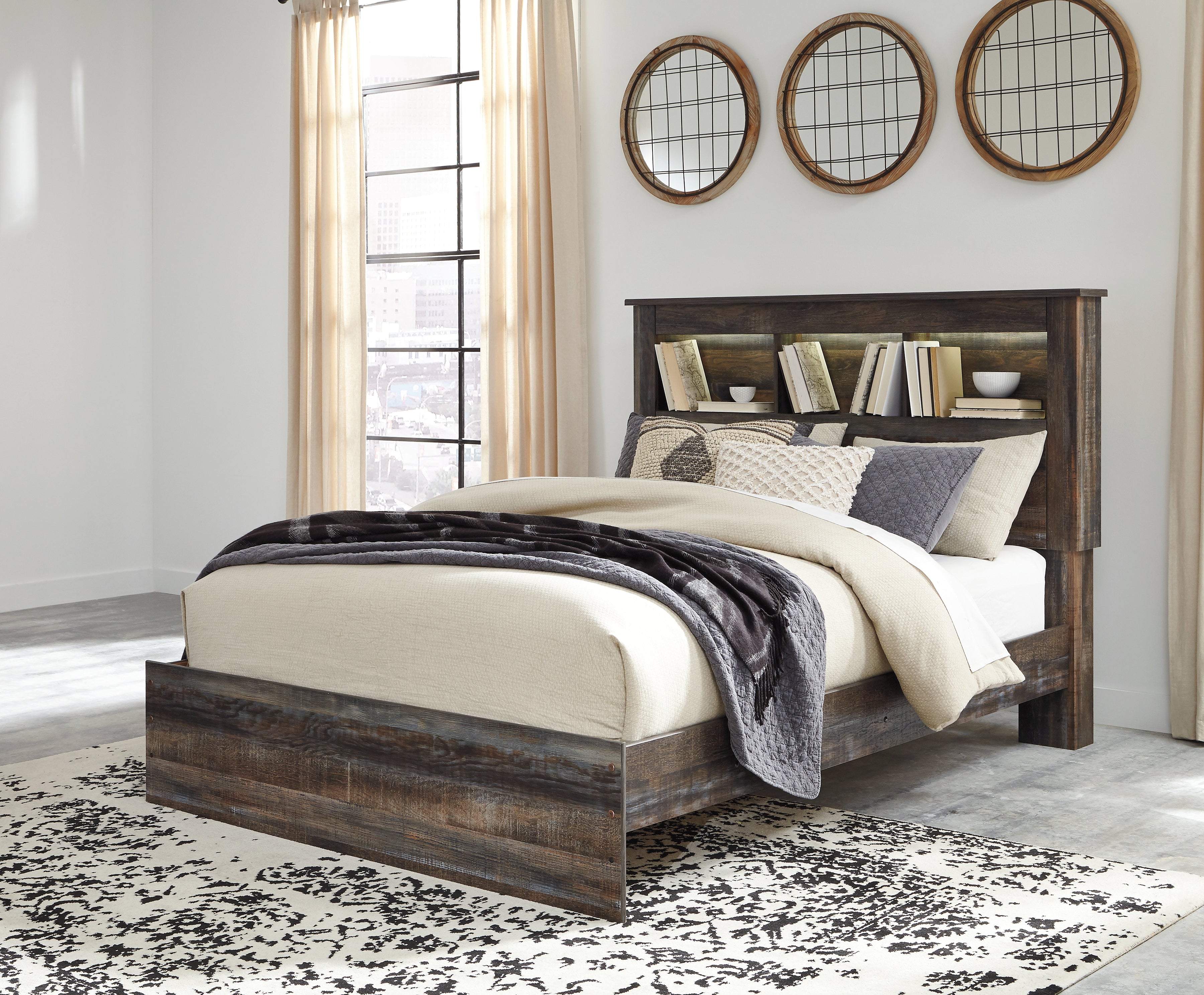 Drystan Multi Queen Bookcase Panel Bedroom Set