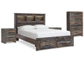 Drystan Multi Queen Bookcase Storage Bedroom Set