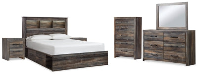 Drystan Multi Queen Bookcase Storage Bedroom Set