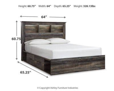 Drystan Multi Queen Bookcase Storage Bedroom Set