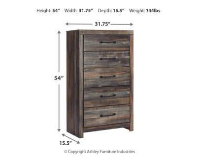 Drystan Multi Queen Bookcase Storage Bedroom Set
