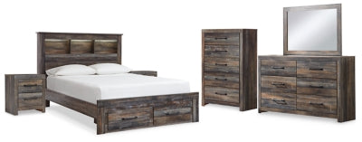 Drystan Multi Queen Bookcase Storage Bedroom Set
