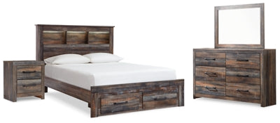 Drystan Multi Queen Bookcase Storage Bedroom Set