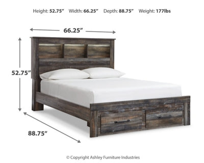 Drystan Multi Queen Bookcase Storage Bedroom Set
