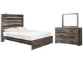 Drystan Multi Queen Panel Bed, Dresser and Mirror