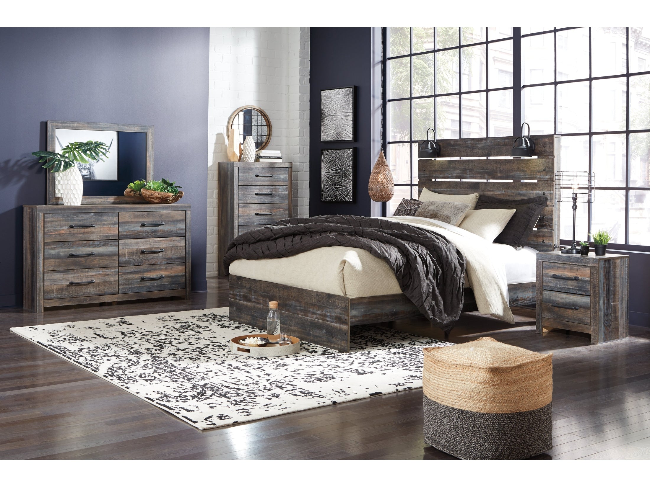Drystan Multi Queen Panel Bedroom Set