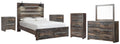 Drystan Multi Queen Panel Storage Bed, Dresser, Mirror, Chest and 2 Nightstands