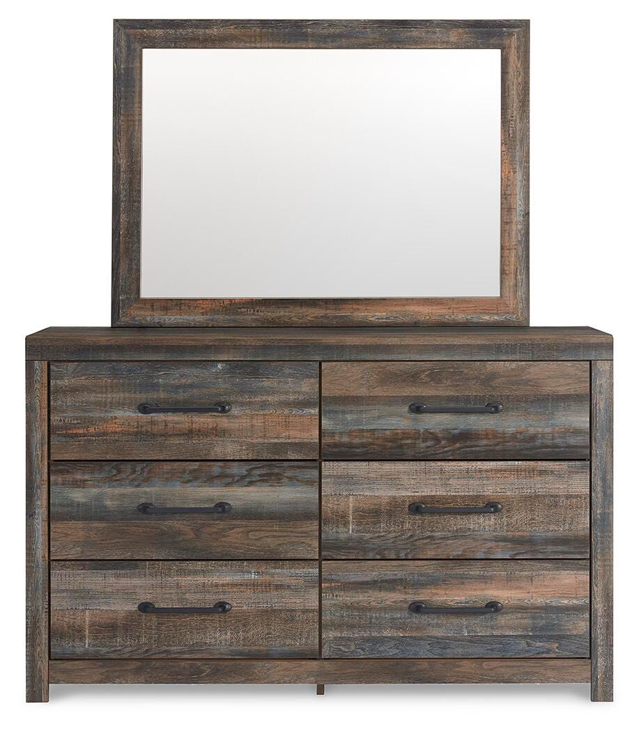 Drystan Multi Queen Panel Storage Bed, Dresser, Mirror, Chest and 2 Nightstands