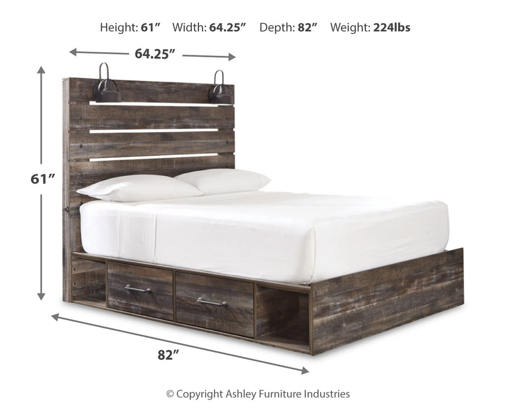 Drystan Multi Queen Panel Storage Bedroom Set