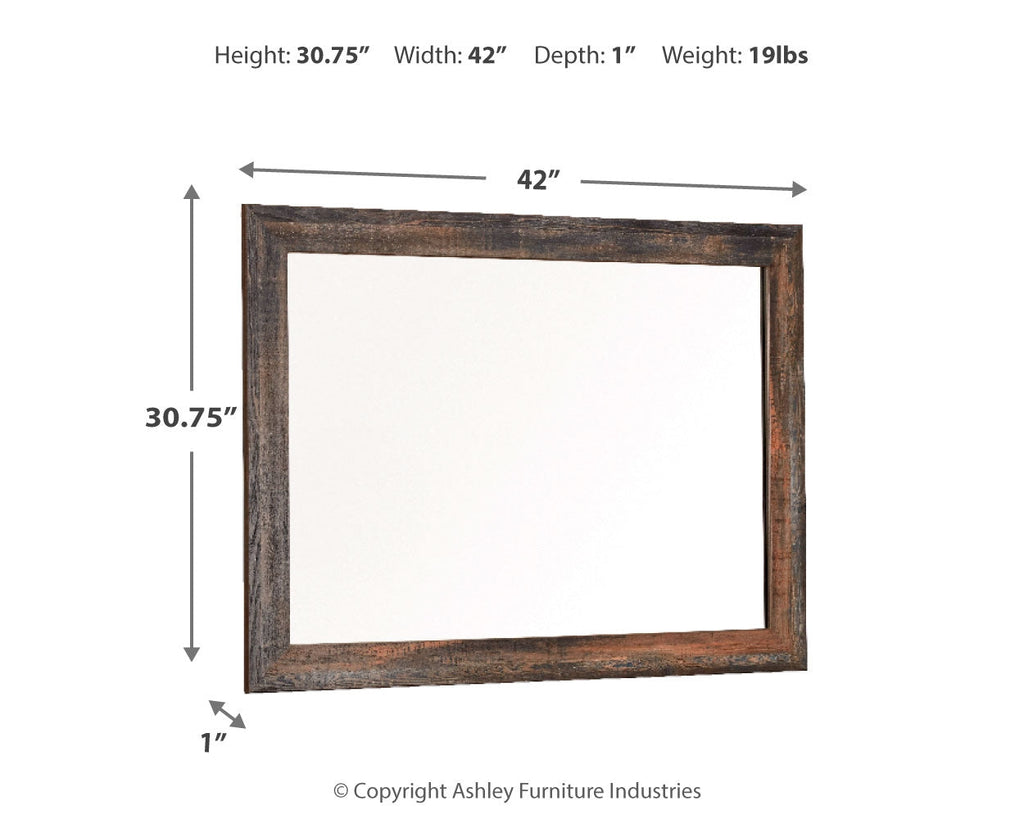 Drystan Multi Tone Bedroom Mirror