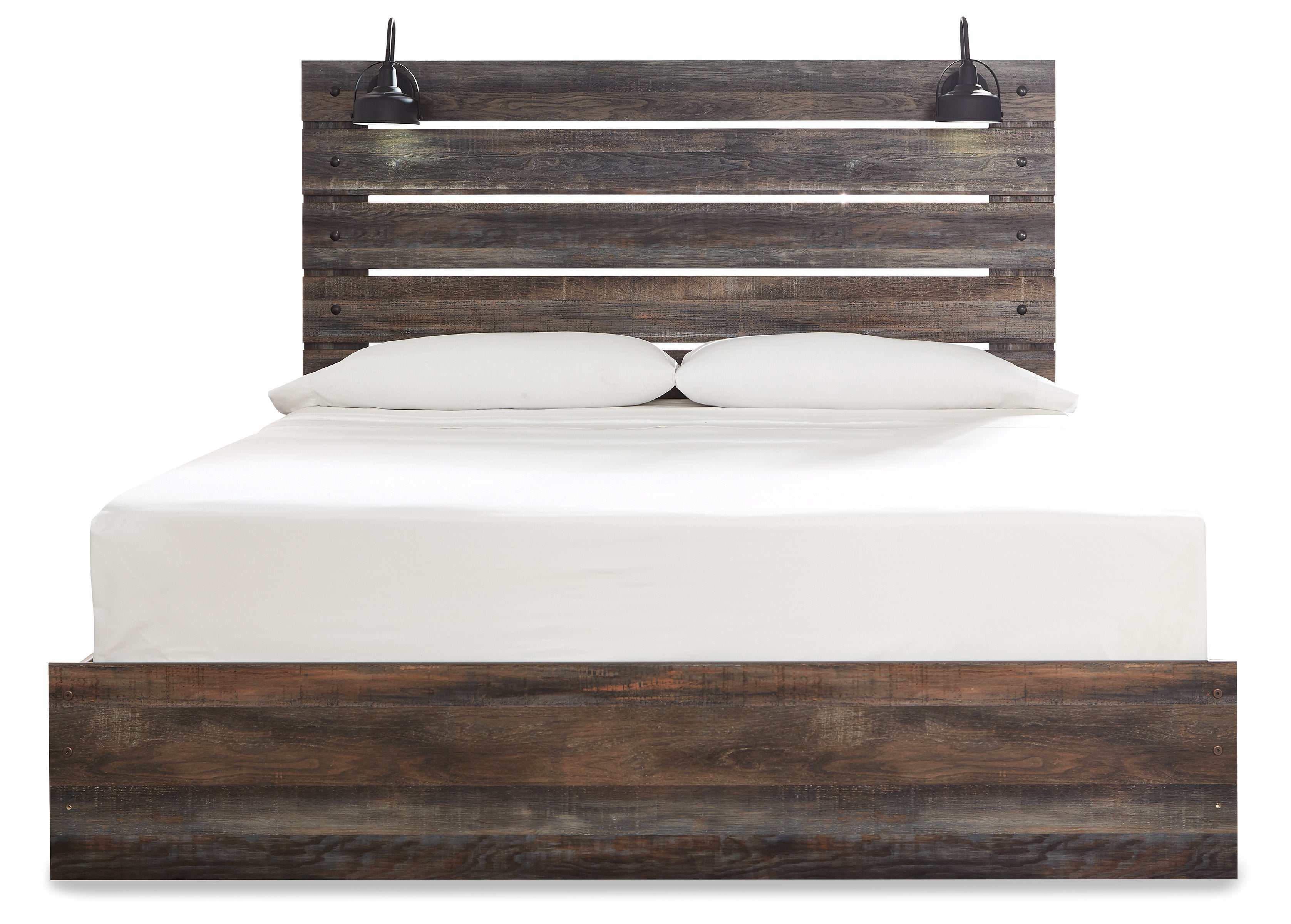 Drystan Multi Tone King Panel Bed