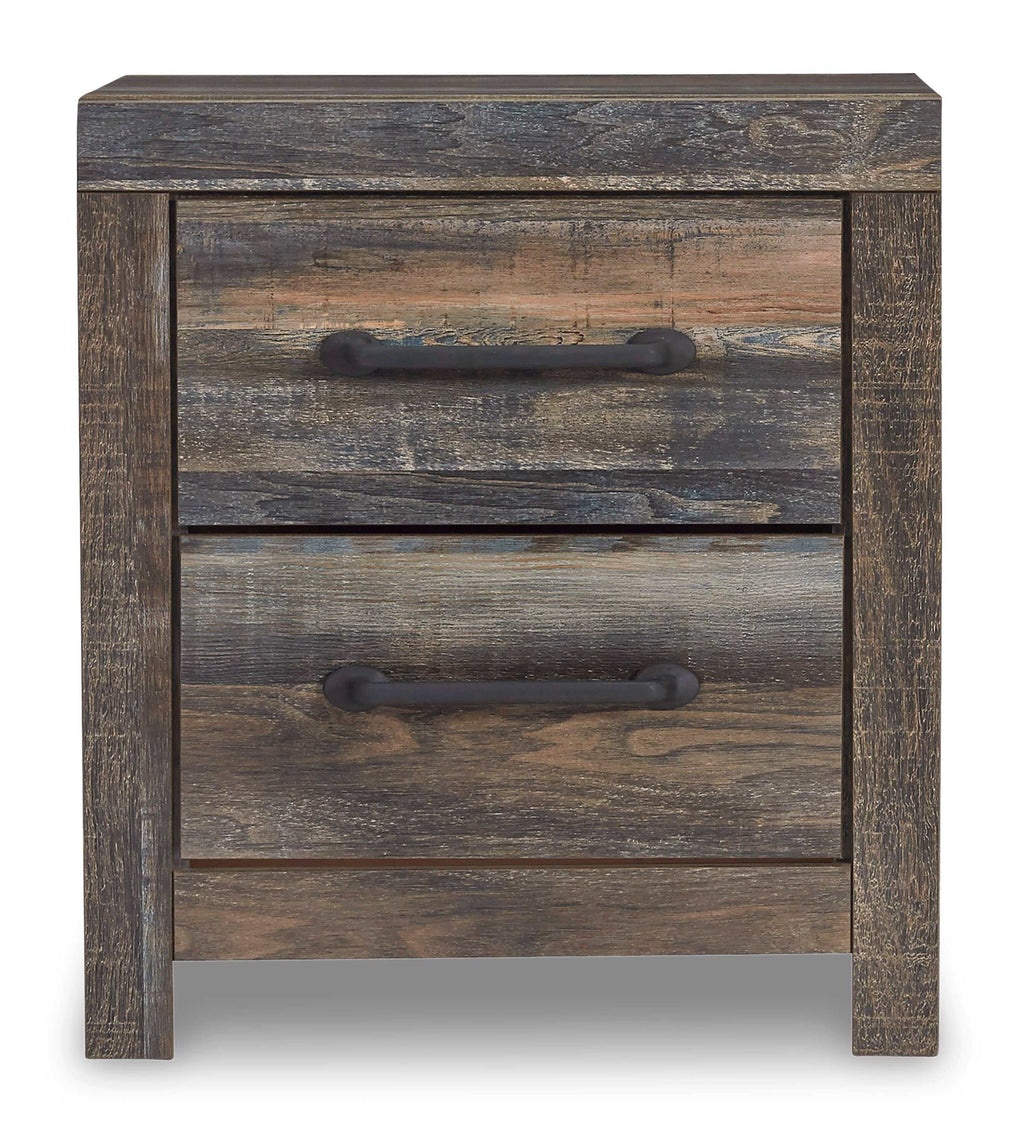 Drystan Multi Tone Queen Panel Bedroom Set / 4 Pc