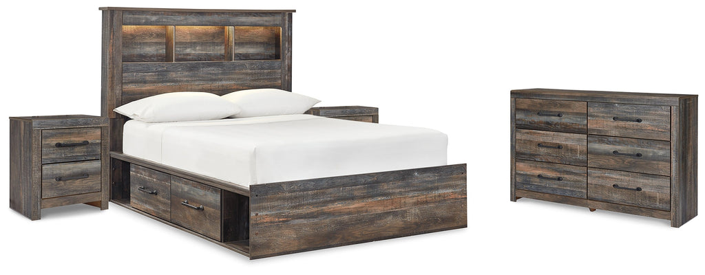Drystan Multi Twin Bookcase Bedroom Set
