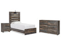 Drystan Multi Twin Panel Bed & Dresser & Nightstand