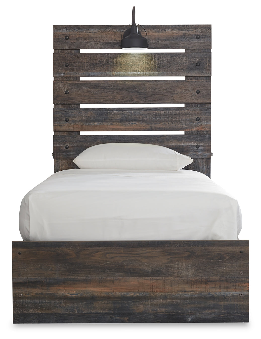 Drystan Multi Twin Panel Bed w/Storage & Dresser & Mirror & Chest