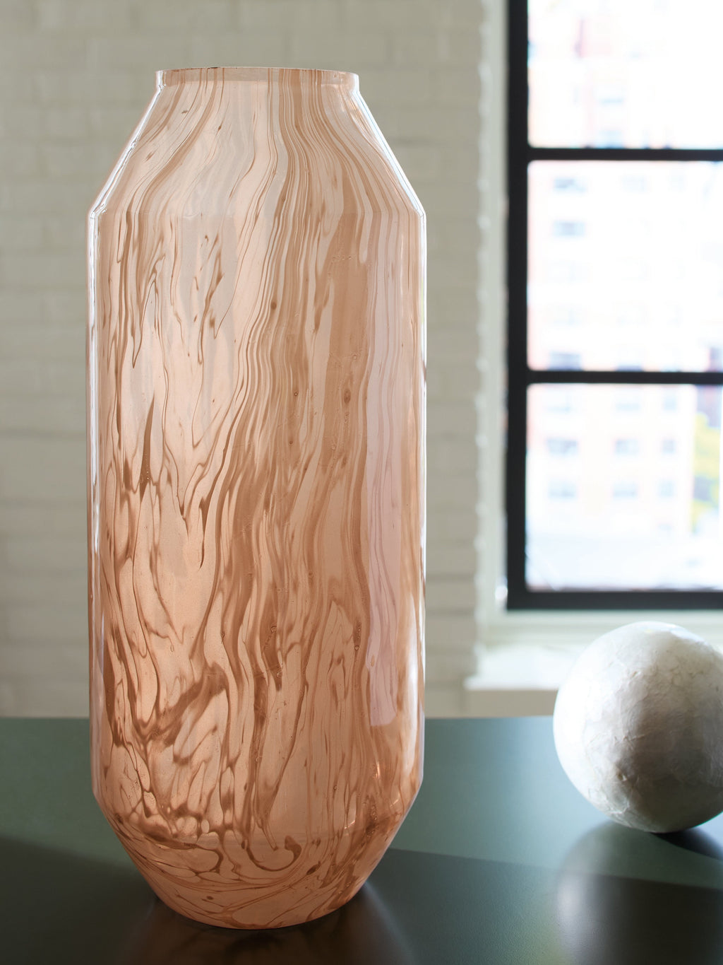 Dushby Blush Pink Vase 15"