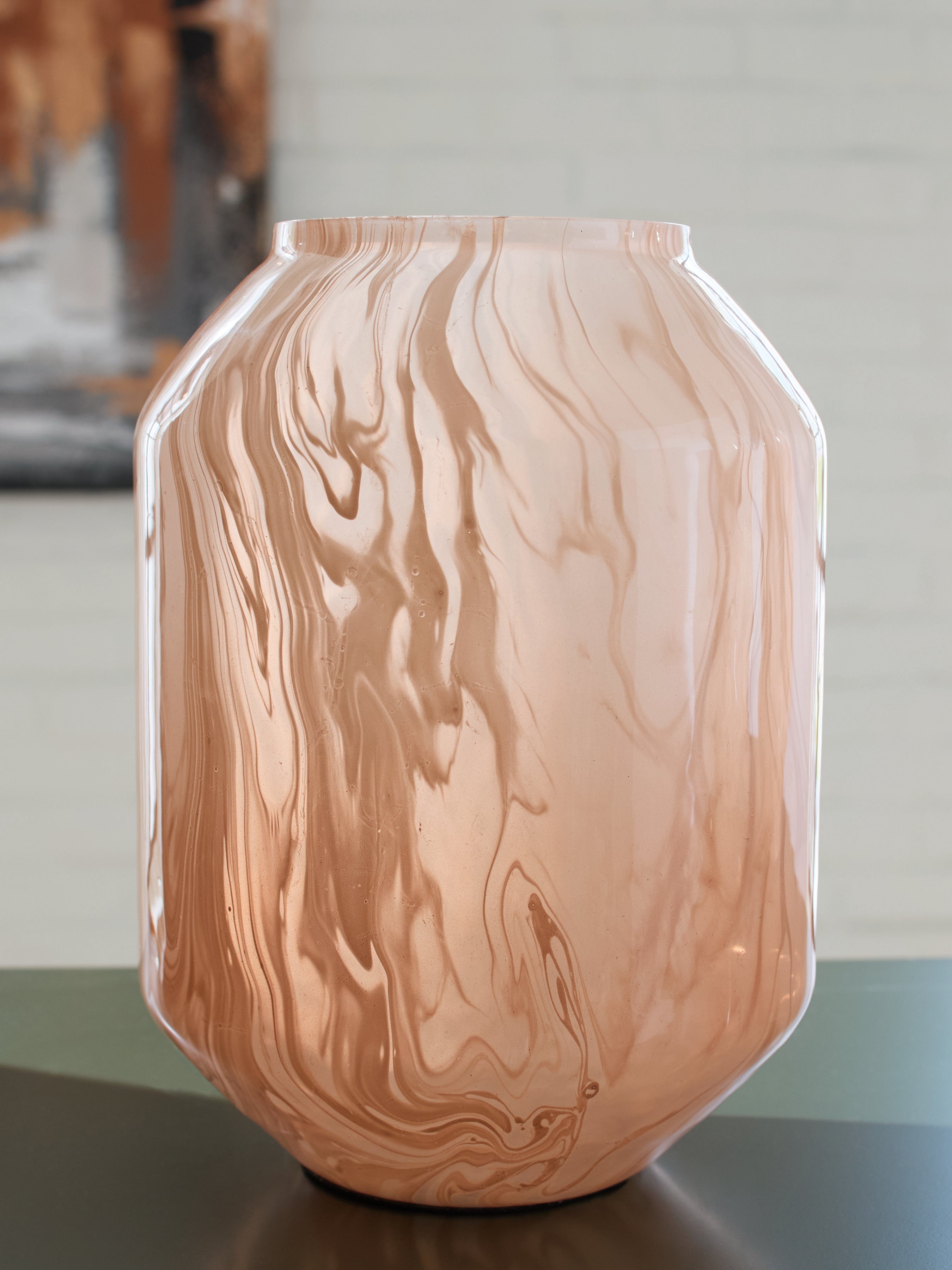 Dushby Blush Pink Vase 9"