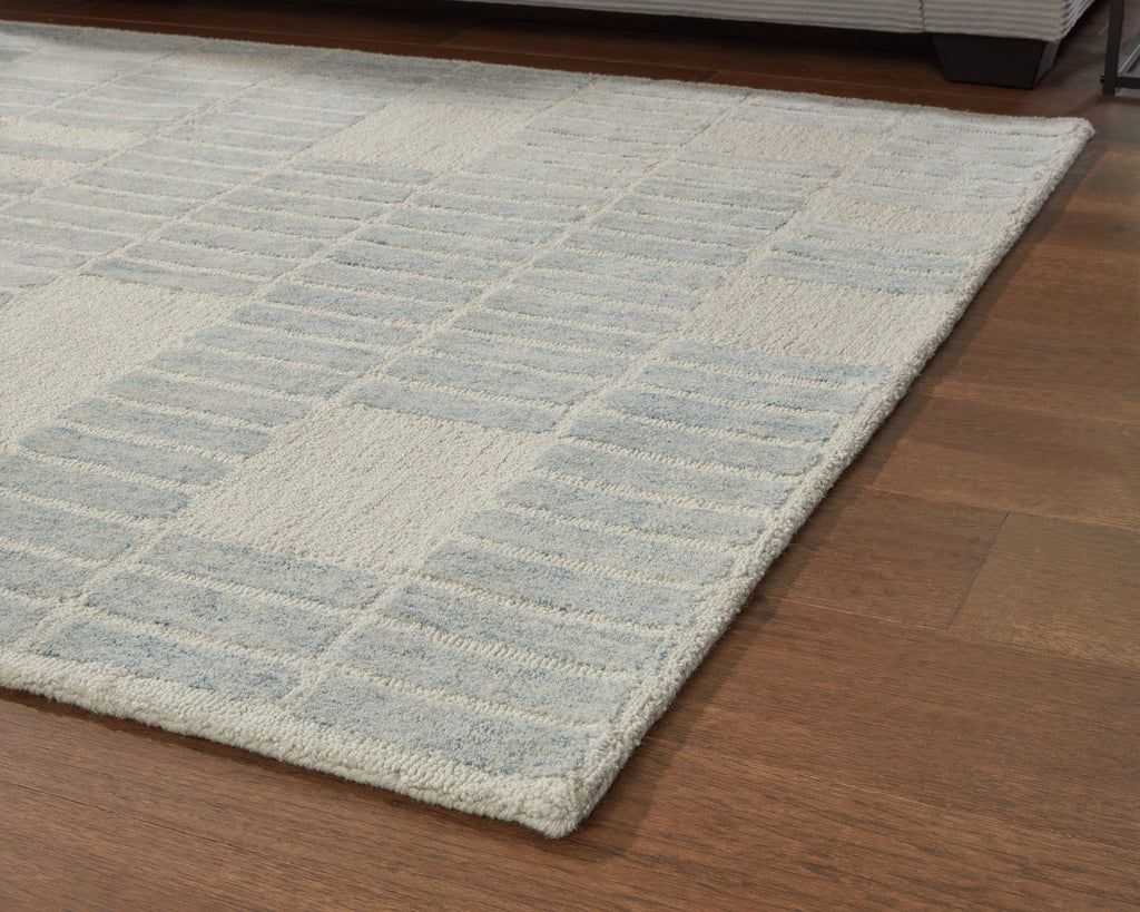 Dylanton Ivory/Blue Large Rug