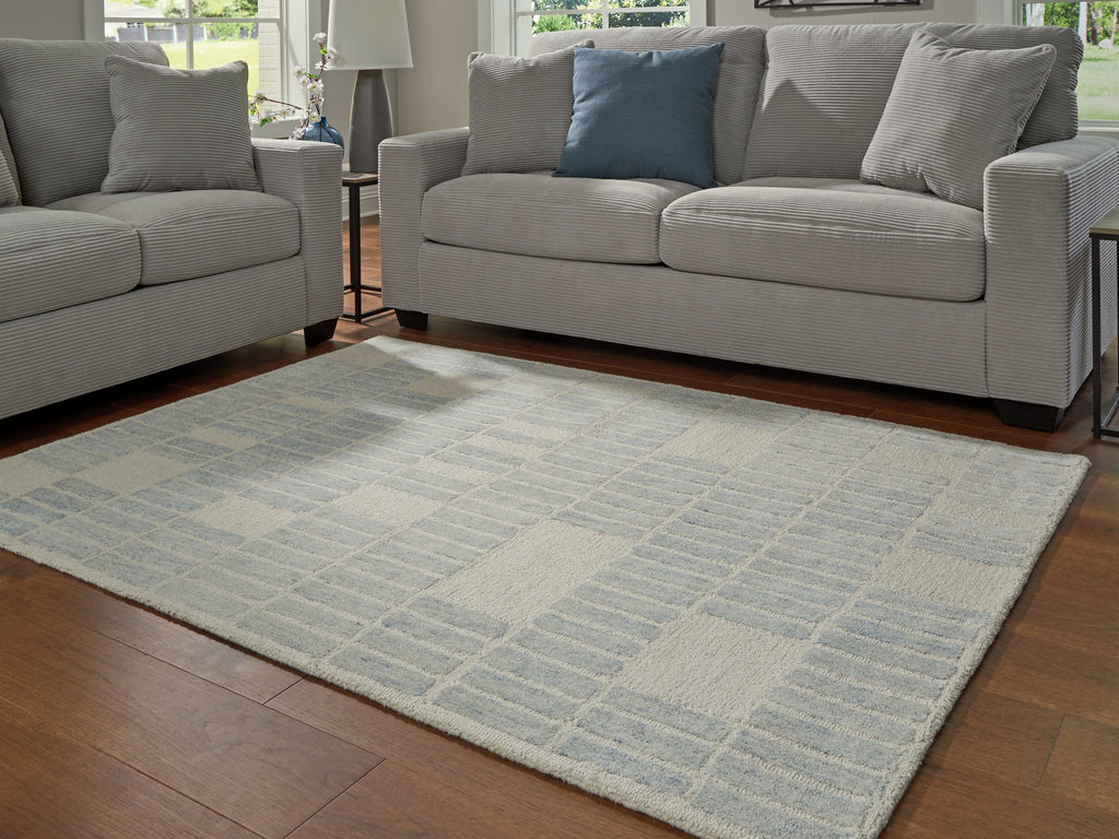 Dylanton Ivory/Blue Medium Rug