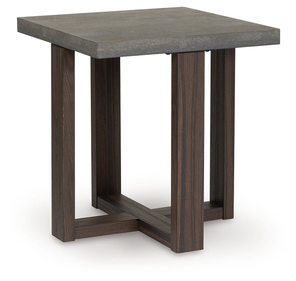 Dynnford Gray/Brown Occasional Table Set (Set of 3)