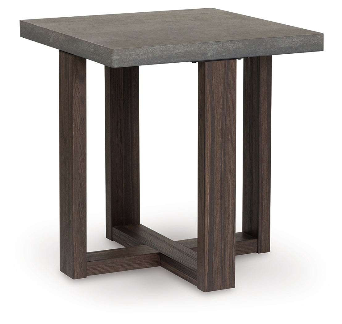 Dynnford Gray/Brown Occasional Table Set (Set of 3)