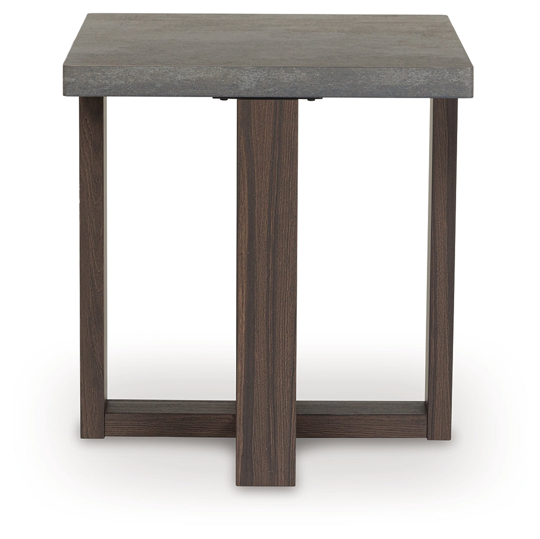 Dynnford Gray/Brown Occasional Table Set (Set of 3)