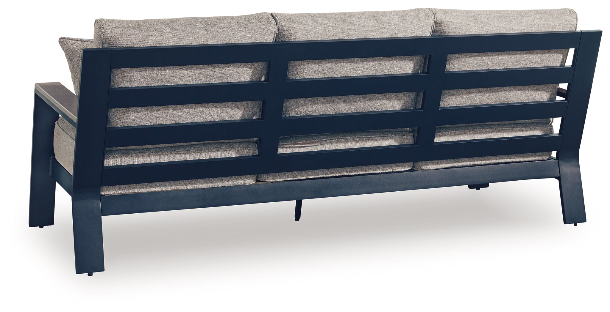 East Beach Navy Blue/Driftwood Sofa with Cushion