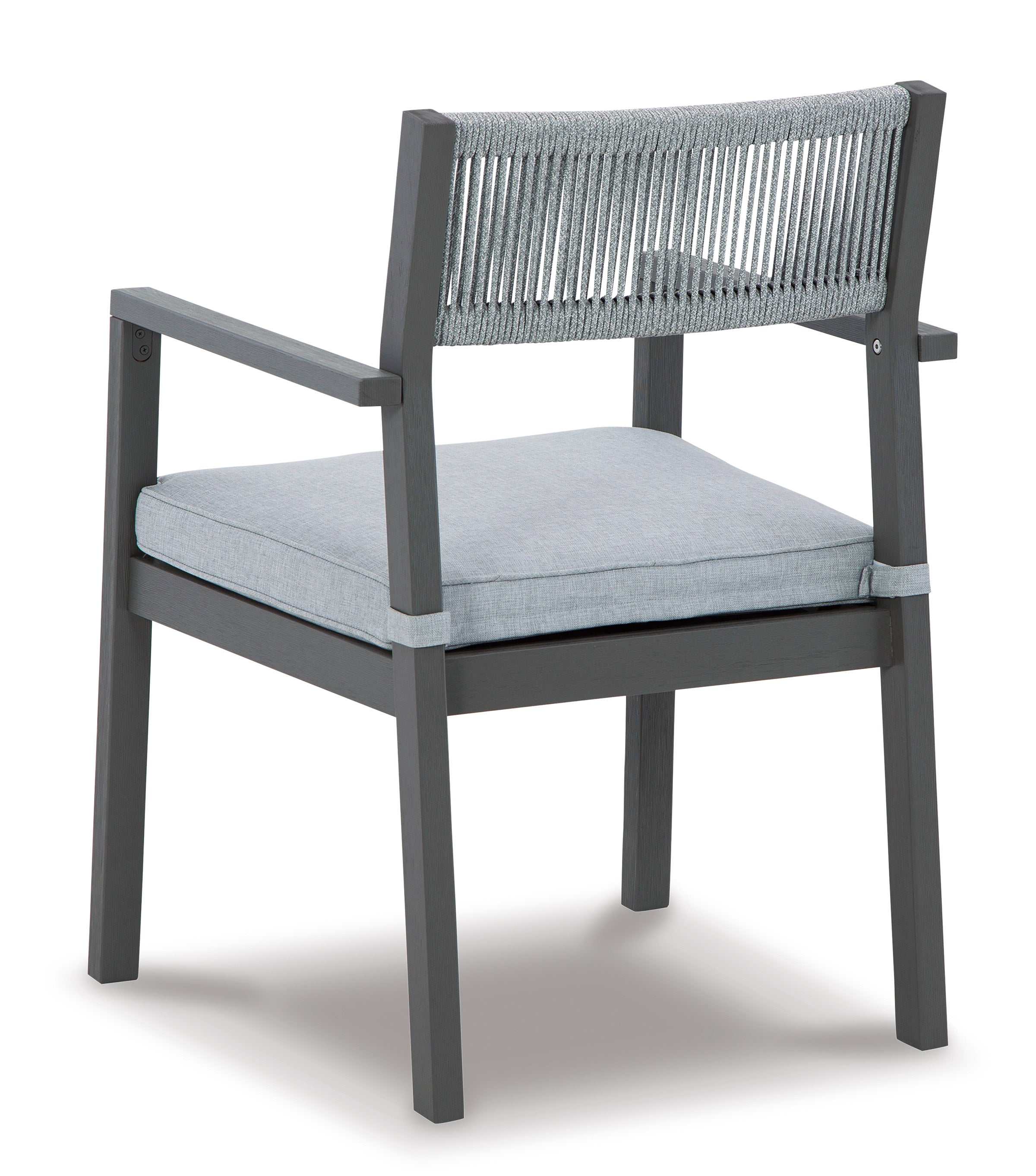 Eden Town Gray & Light Gray Outdoor Armchair w/ Cushion (Set of 2)