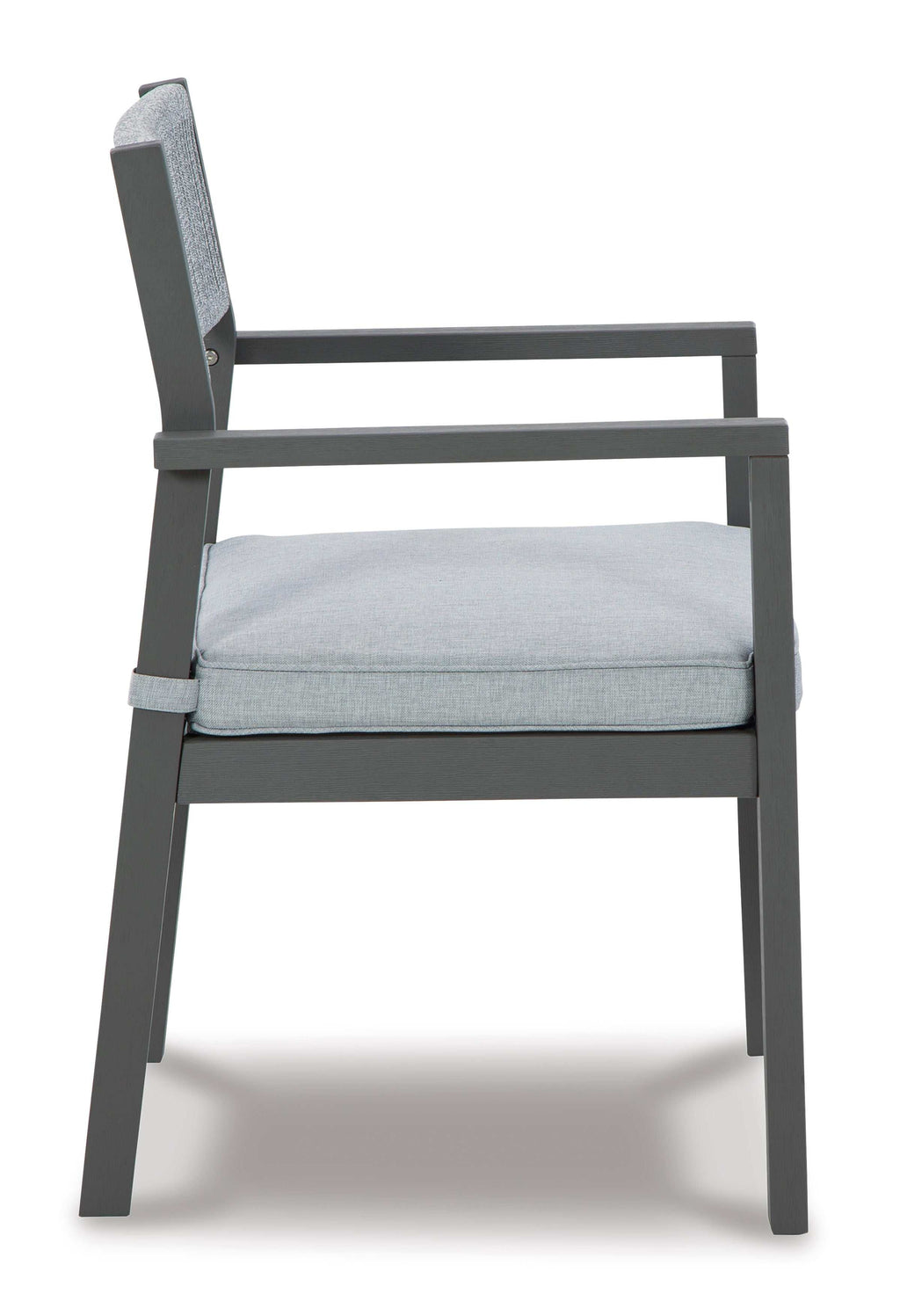 Eden Town Gray & Light Gray Outdoor Armchair w/ Cushion (Set of 2)