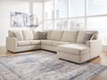 Edenfield Linen 3pc Sectional with Chaise