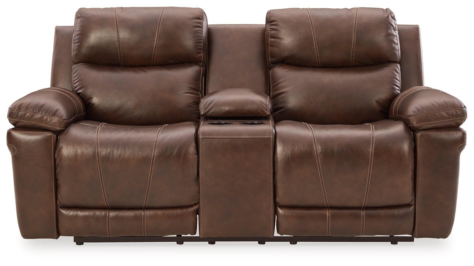 Edmar Chocolate Power Reclining Loveseat