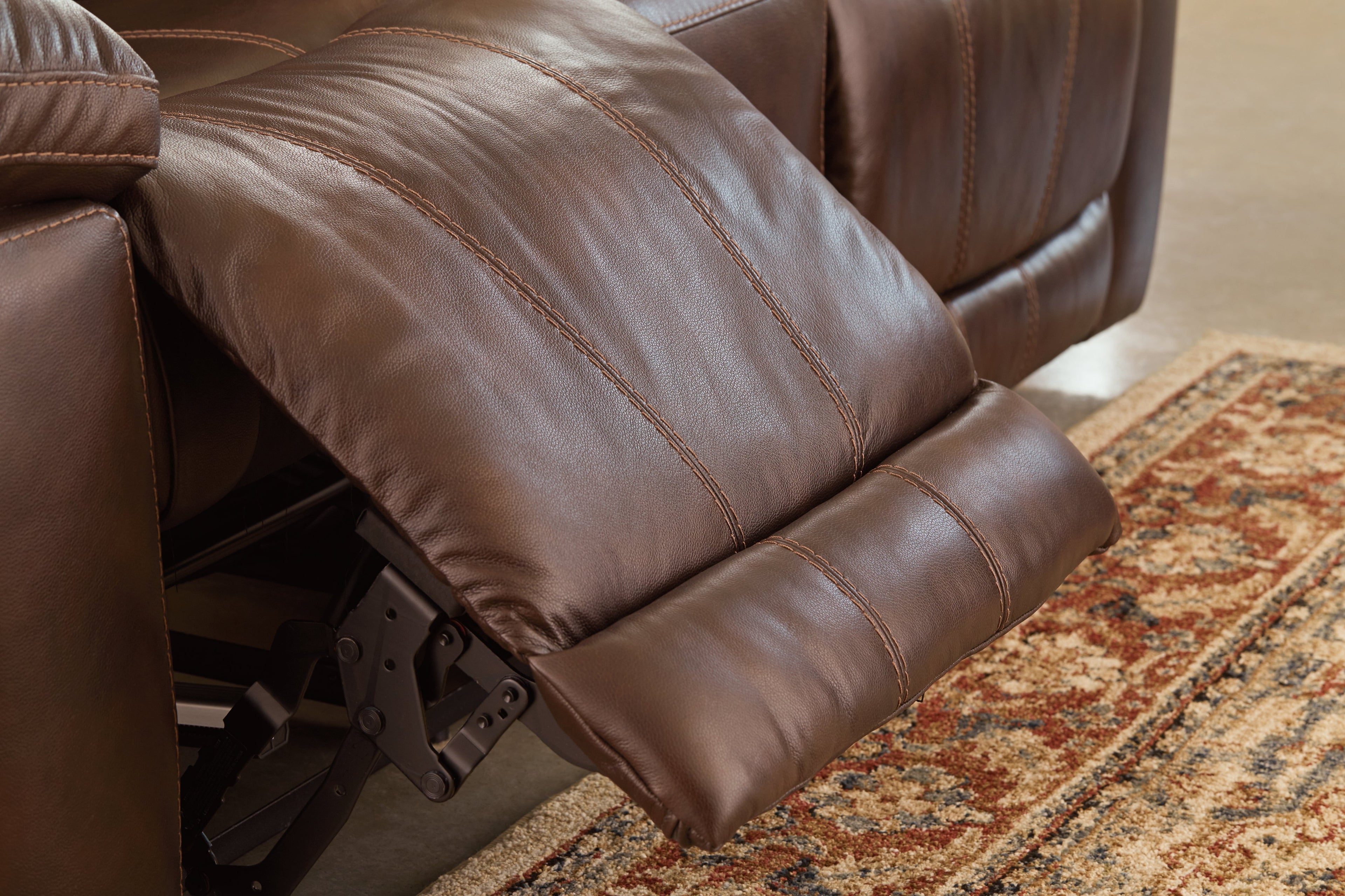 Edmar Chocolate Power Reclining Loveseat