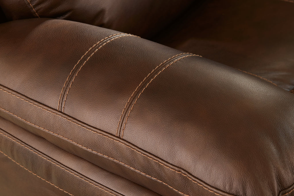 Edmar Chocolate Power Reclining Loveseat
