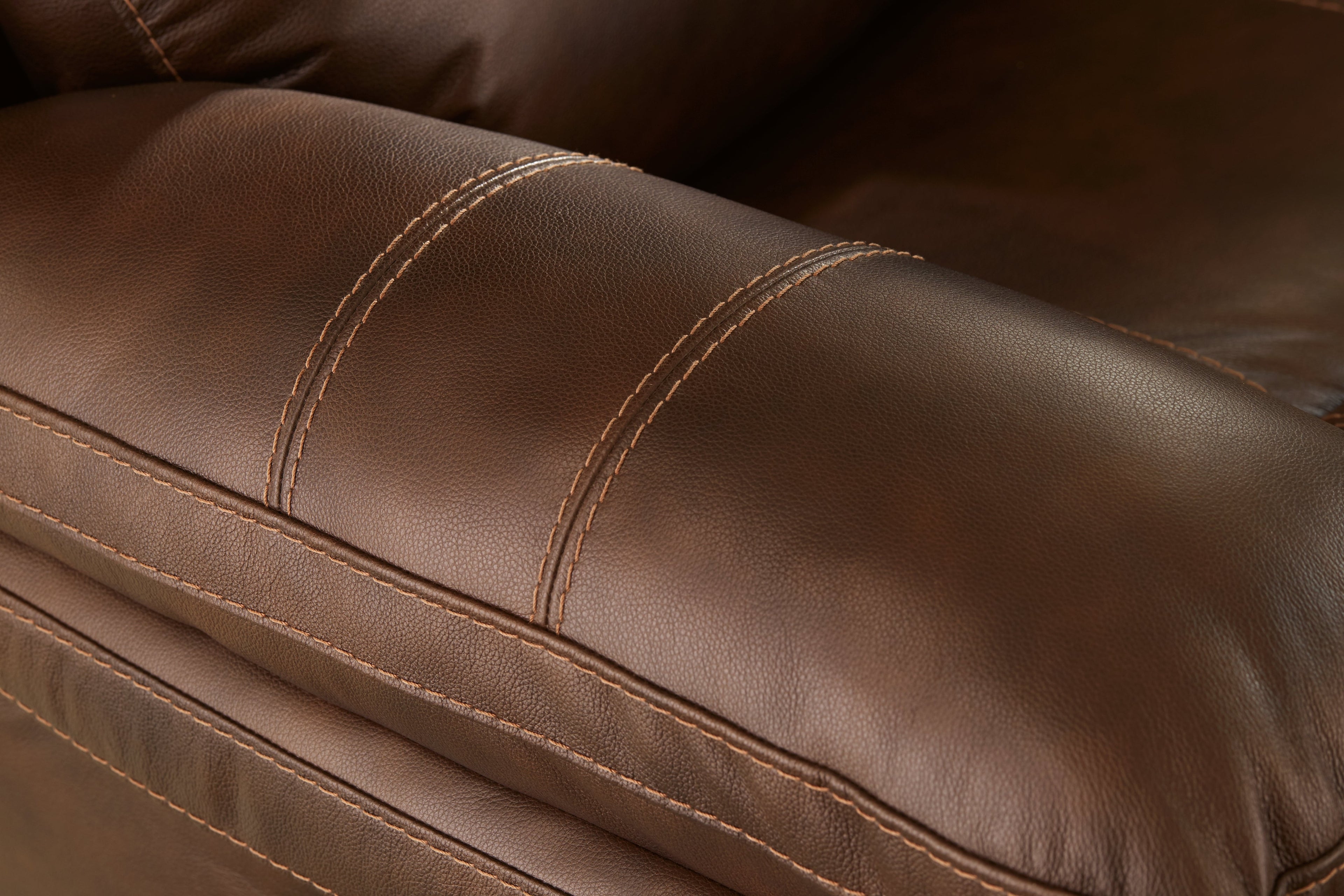 Edmar Chocolate Power Reclining Loveseat