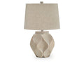 Edselham Distressed Cream Paper Table Lamp (1/CN)
