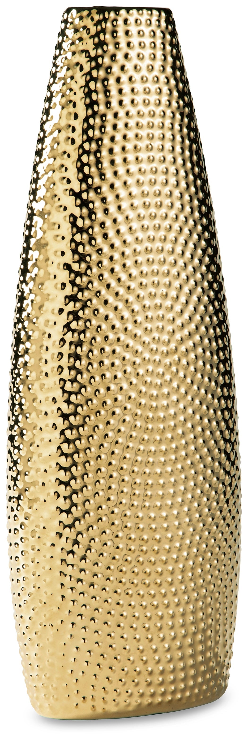 Efim Gold Finish Vase (13.75" H)