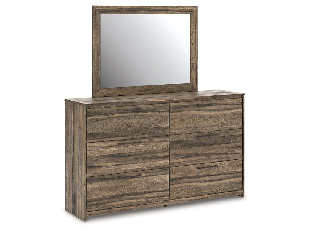 Elbrim Brown Dresser and Mirror