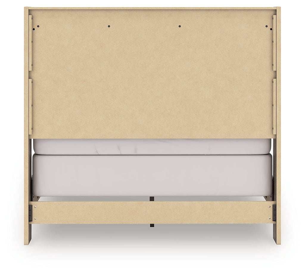 Elbrim Brown Full Panel Bed, Dresser and Mirror