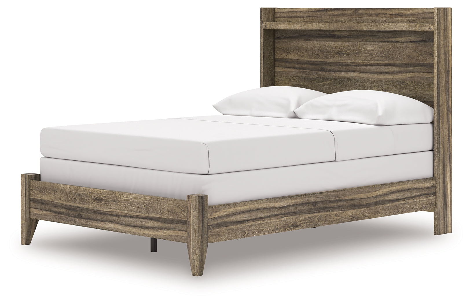 Elbrim Brown Full Panel Bed