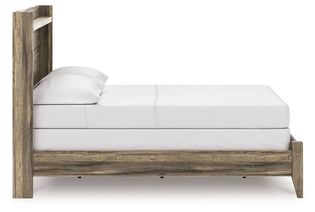 Elbrim Brown Full Panel Bed