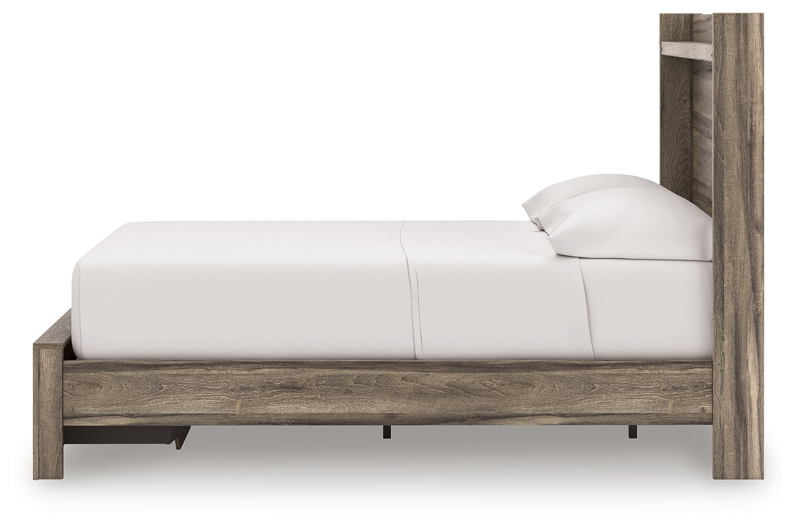 Elbrim Brown Full Panel Storage Bed, Dresser and Mirror