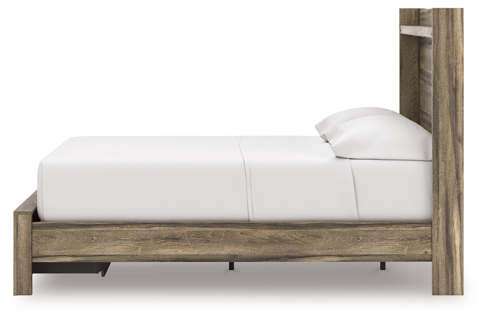 Elbrim Brown Full Panel Storage Bed