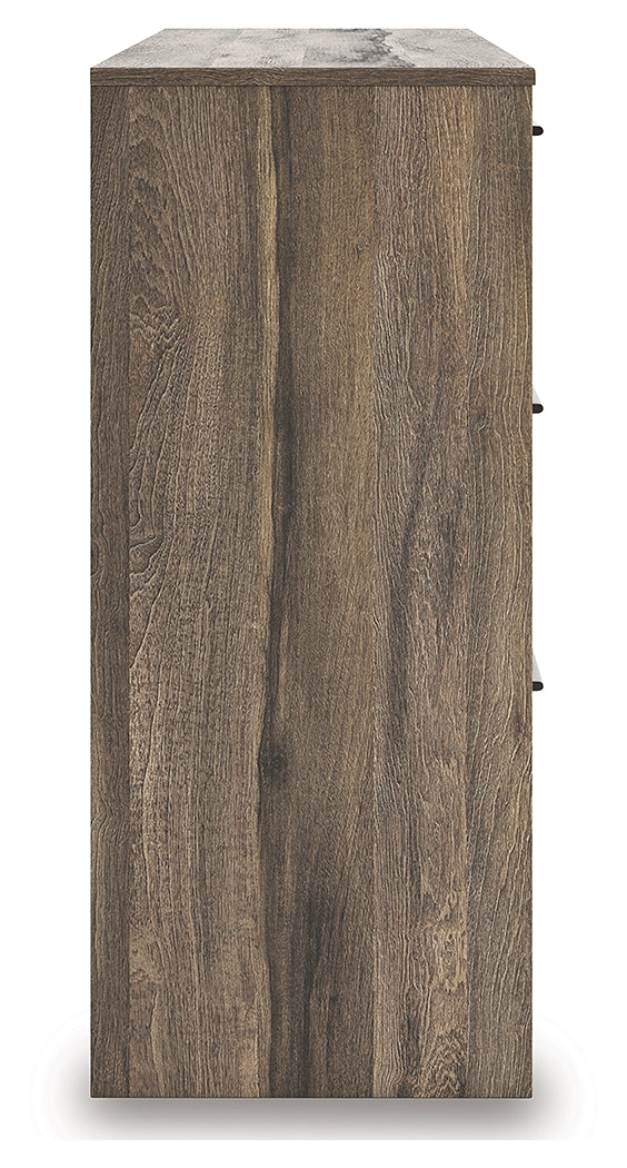 Elbrim Brown Full Storage Bed, Dresser and Nightstand