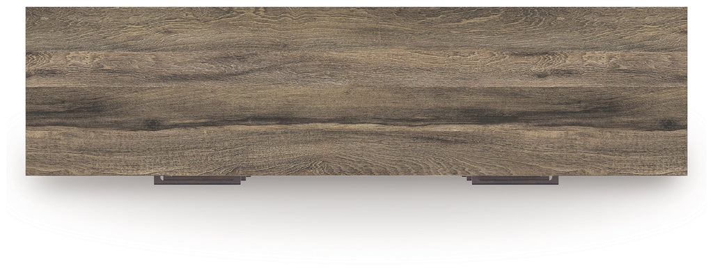 Elbrim Brown Full Storage Bed, Dresser and Nightstand