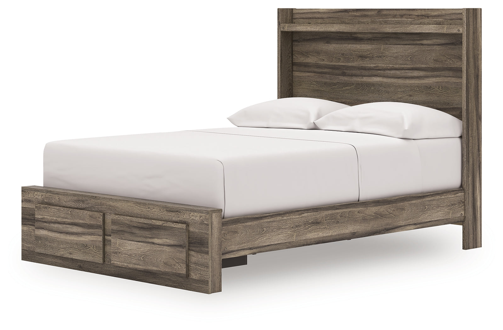 Elbrim Brown Full Storage Bed, Dresser and Nightstand