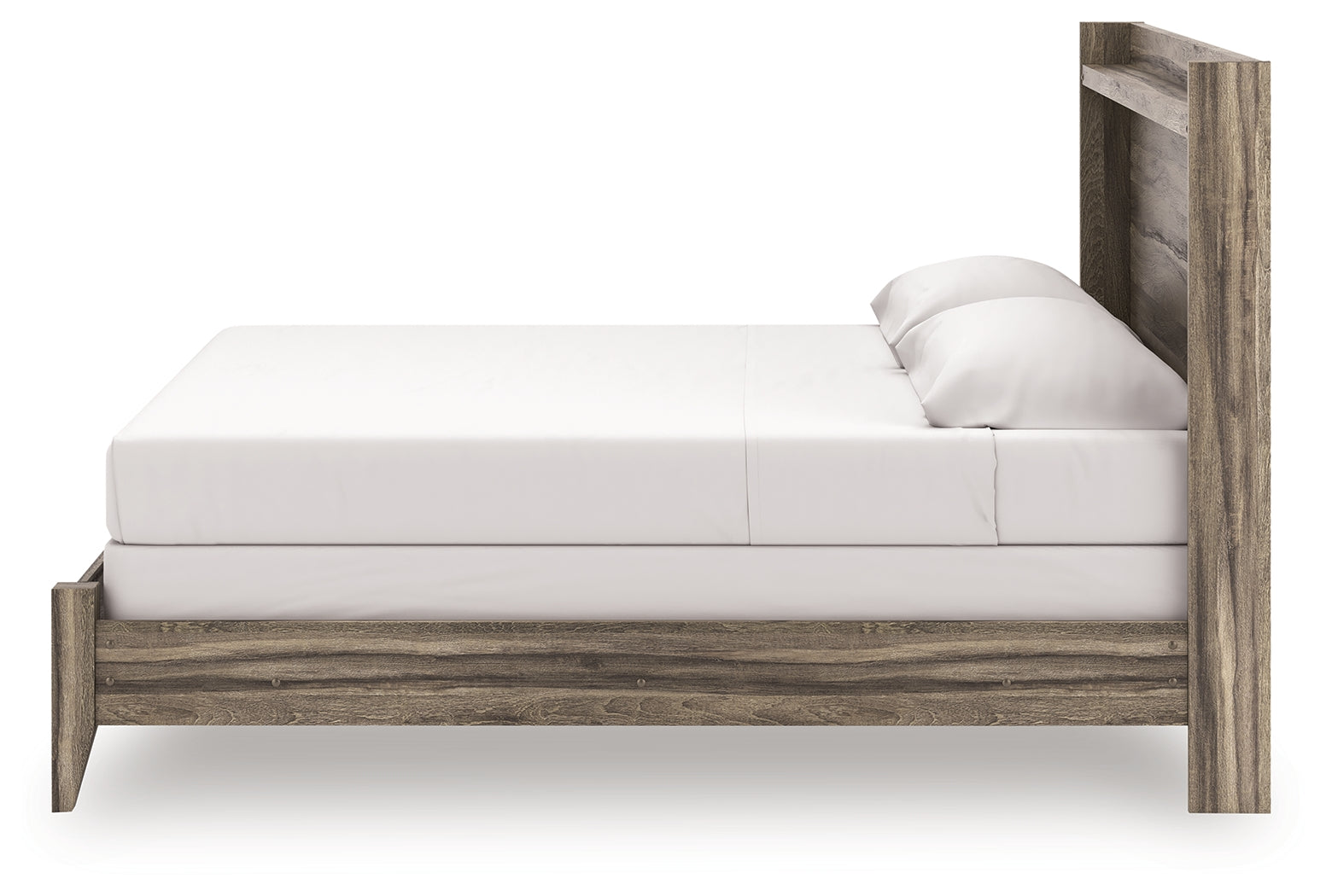 Elbrim King Panel Bed, Dresser, Mirror and 2 Nightstands, Brown