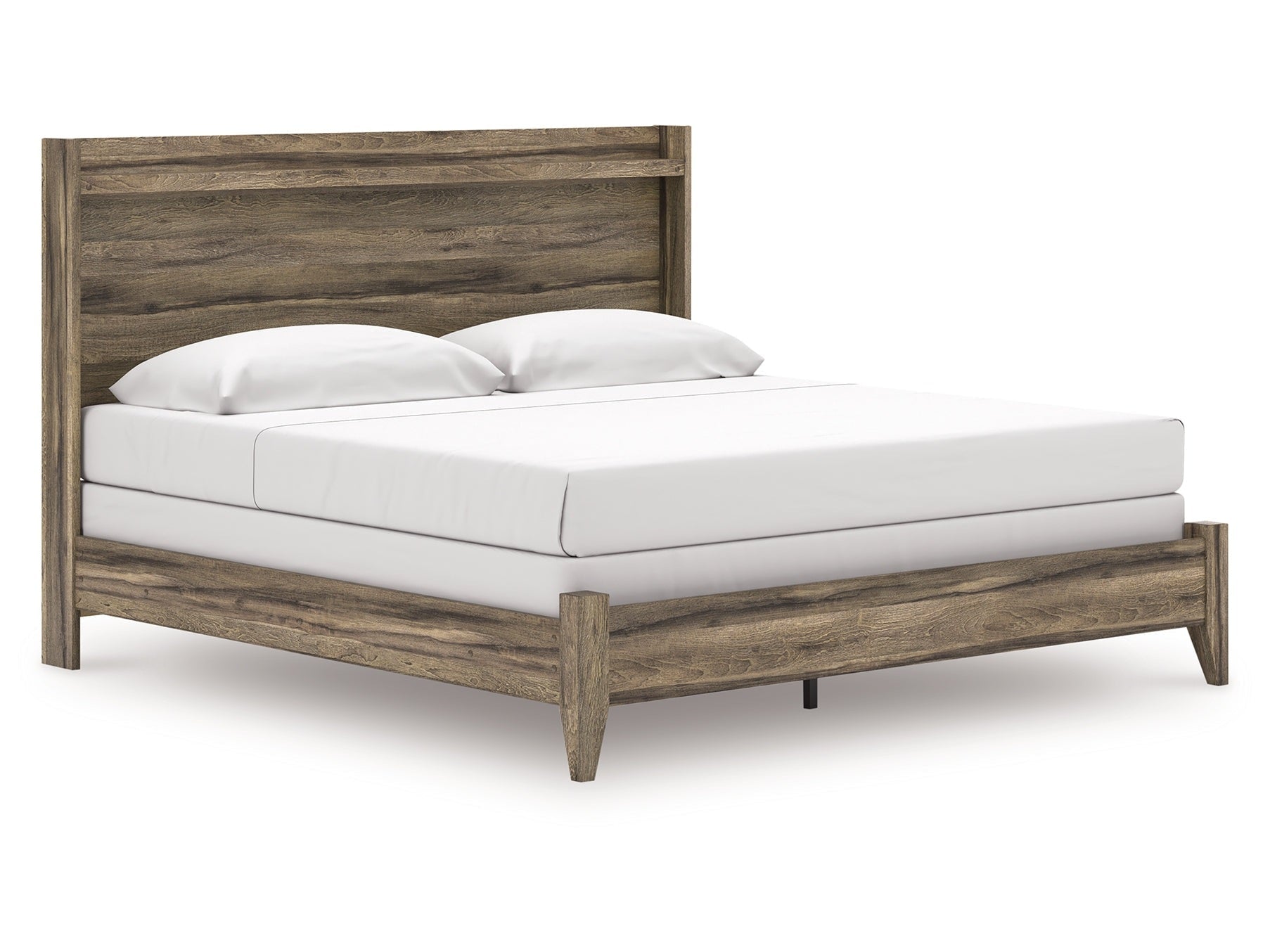 Elbrim Brown King Panel Bed