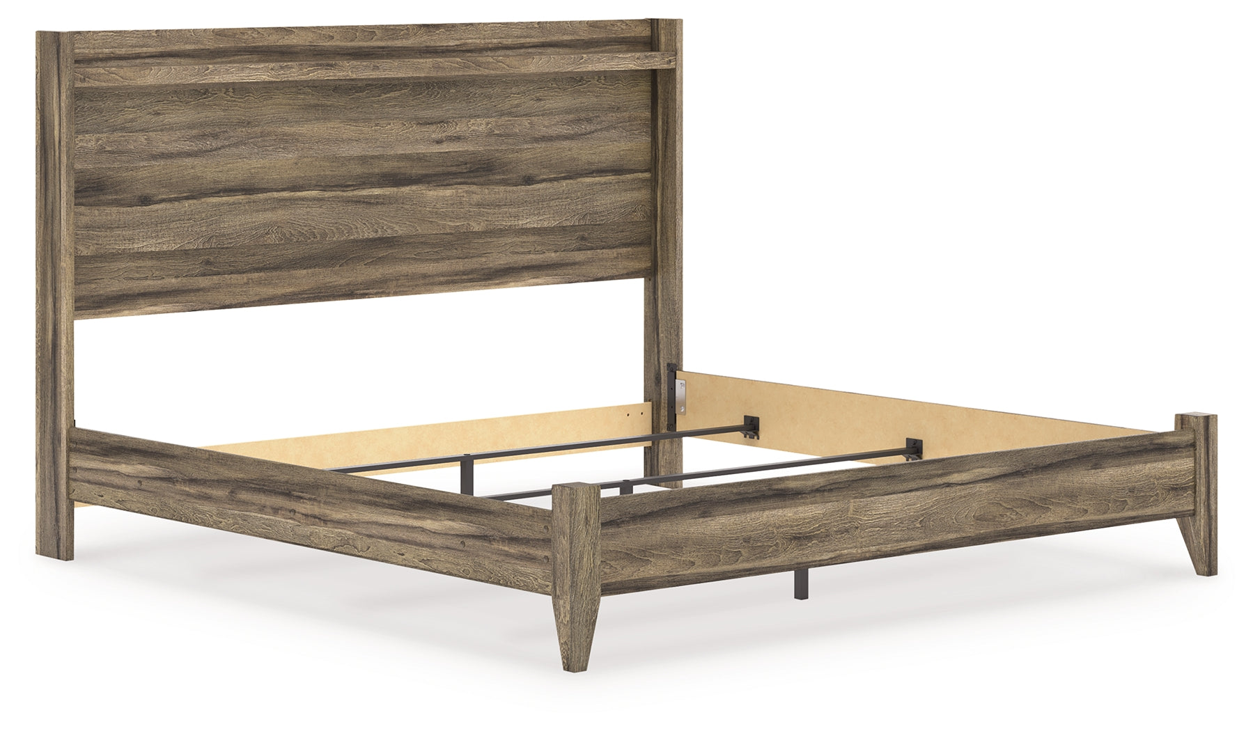Elbrim Brown King Panel Bed