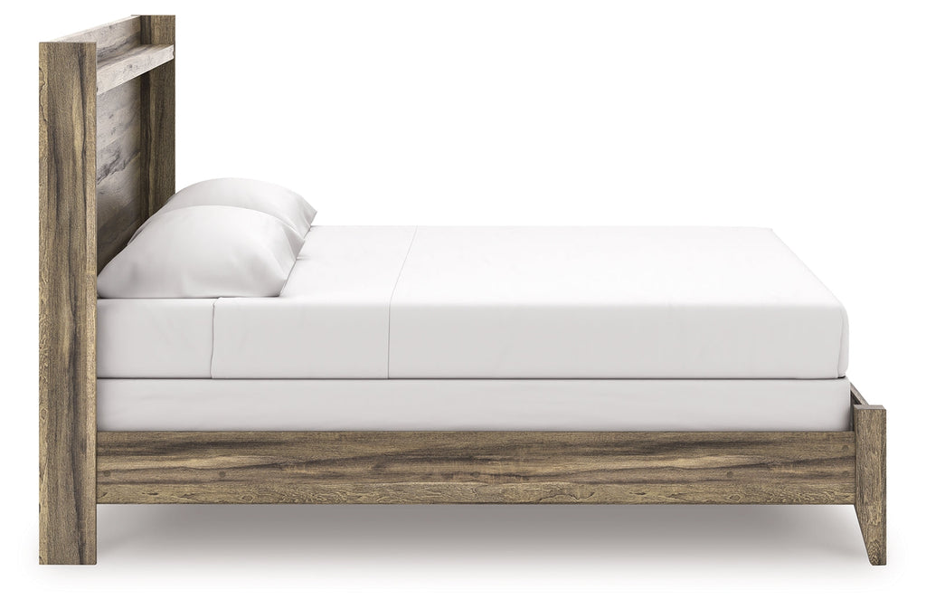 Elbrim Brown King Panel Bed